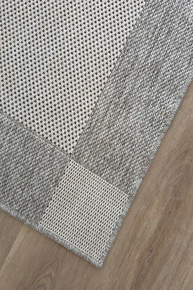 Outdoor Living Sisal Cream Grey Rug