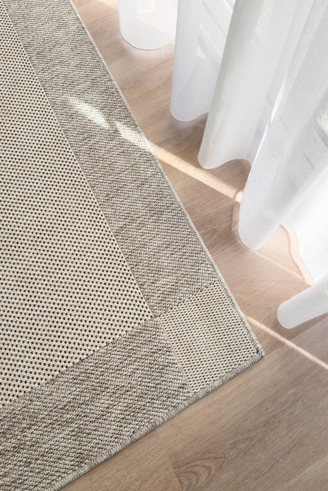 Outdoor Living Sisal Cream Grey Rug