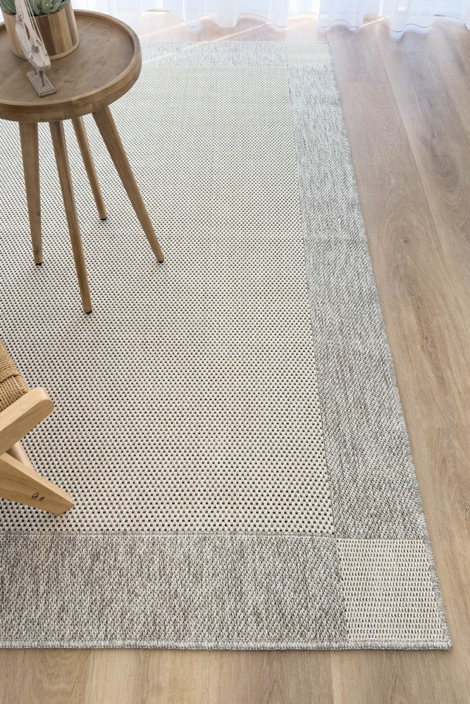 Outdoor Living Sisal Cream Grey Rug