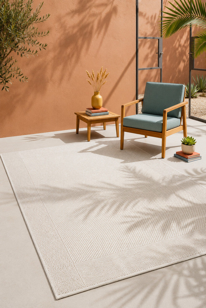 Outdoor Living Sisal Cream Rug