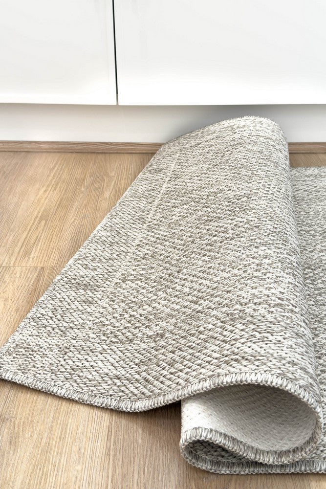 Outdoor Living Sisal Light Grey Runner Rug