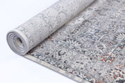 Almir Traditional Medallion Grey Multi Runner Rug