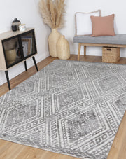 Amrish Majitha Charcoal Beige Rug