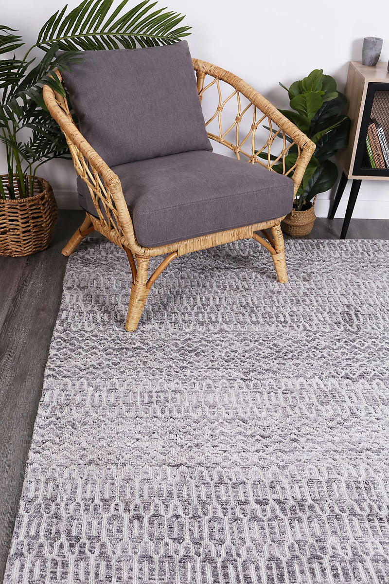 Amrish Camphils Grey Tribal Rug