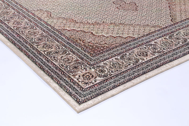 Divine Medallion Red Non-Slip Rug