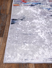 Divine Painting Grey Multi Non-Slip Rug