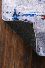 Divine Painting Grey Multi Non-Slip Rug