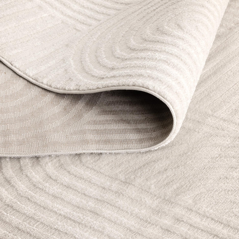 Mesa Curved Off White Rug