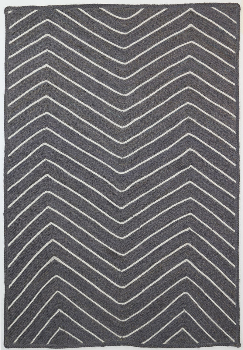 Armour Chevron Grey Rug