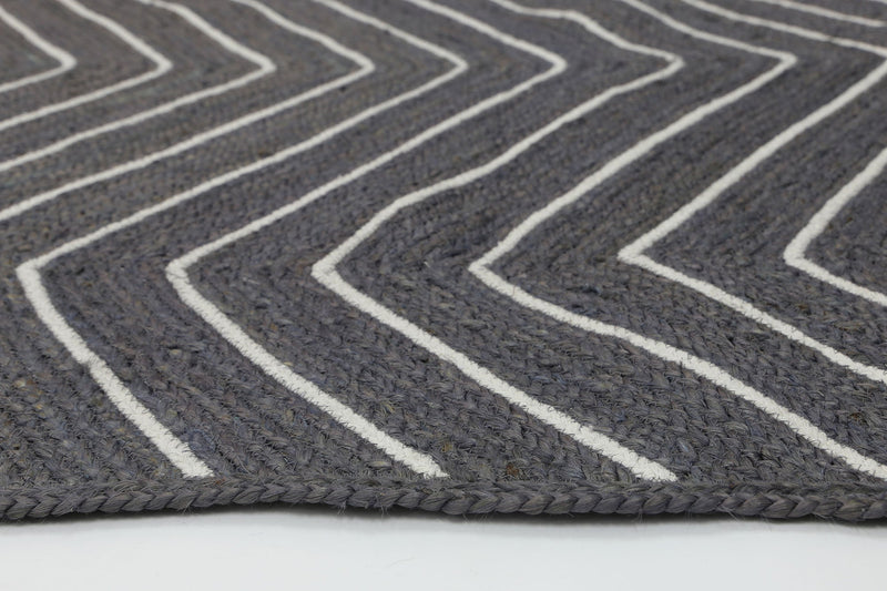 Armour Chevron Grey Rug