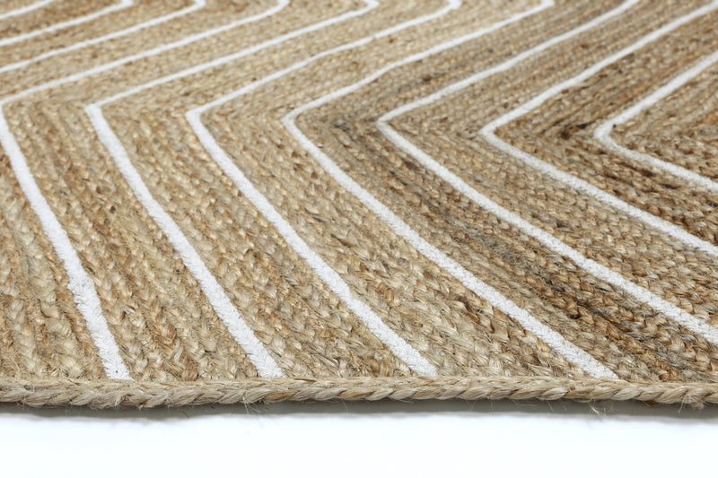 Armour Chevron Beige Rug