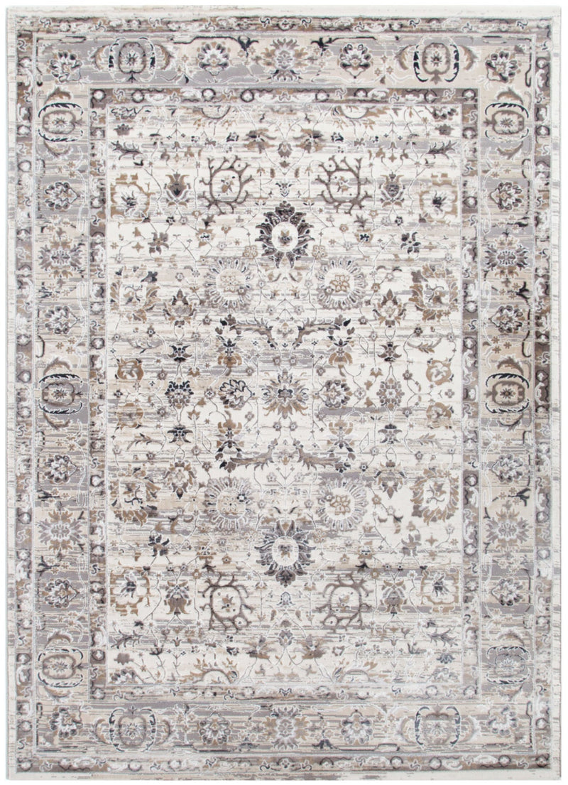 Athena Distressed Transitional Beige Grey Rug