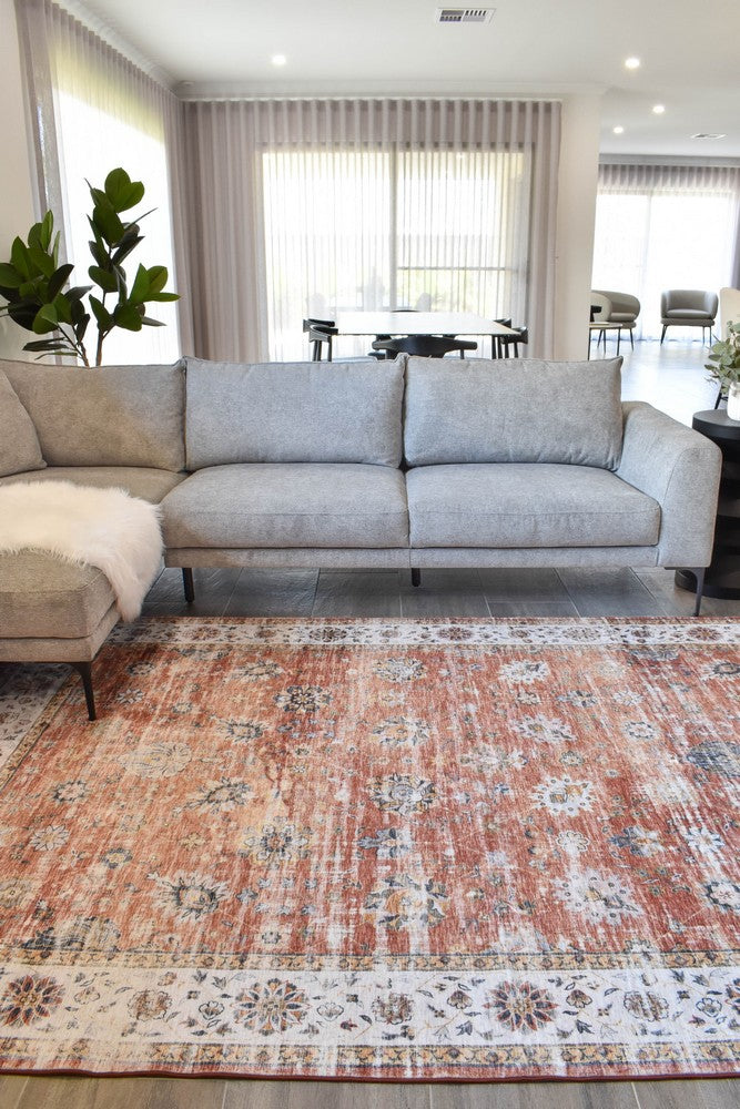 Atlas Auburn Clay Rose Rug
