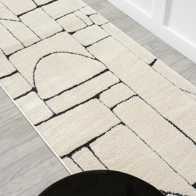 Relish Zest Ivory Runner Rug