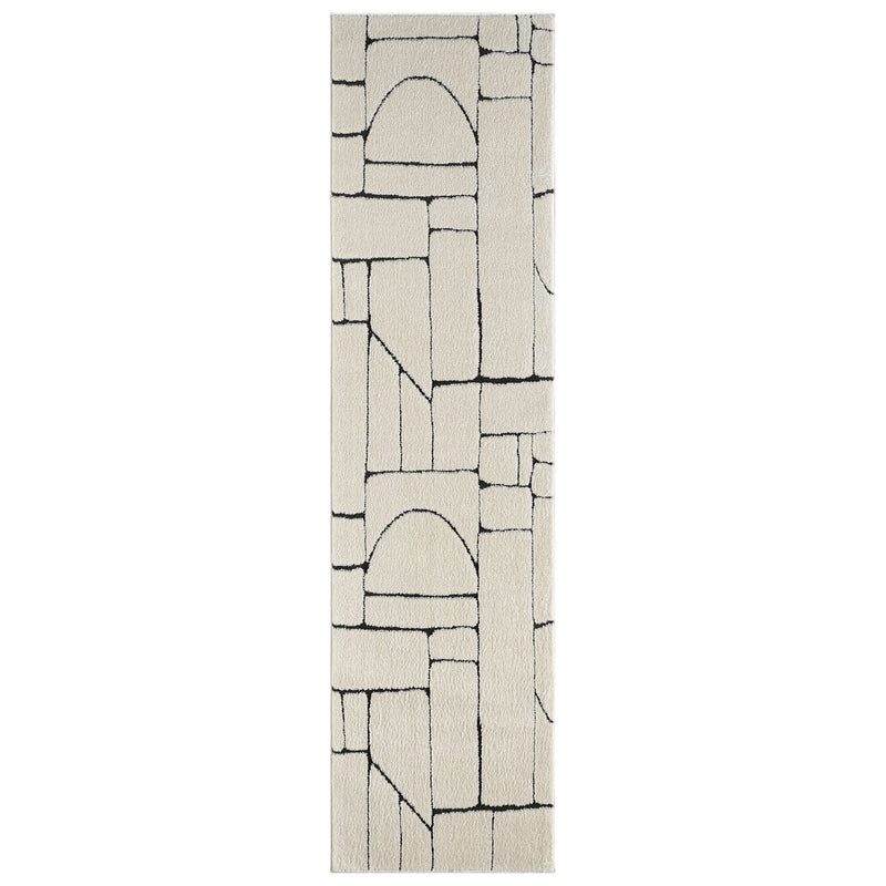 Relish Zest Ivory Runner Rug