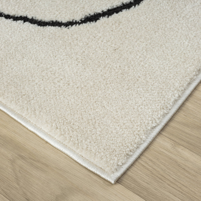 Relish Line Ivory Runner Rug
