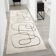 Relish Line Ivory Runner Rug