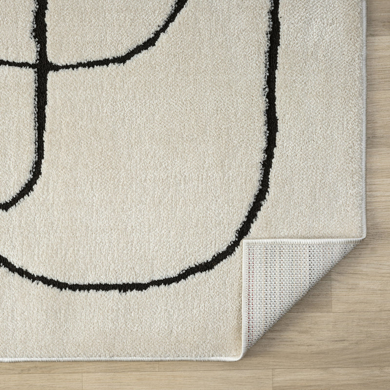 Relish Line Ivory Runner Rug