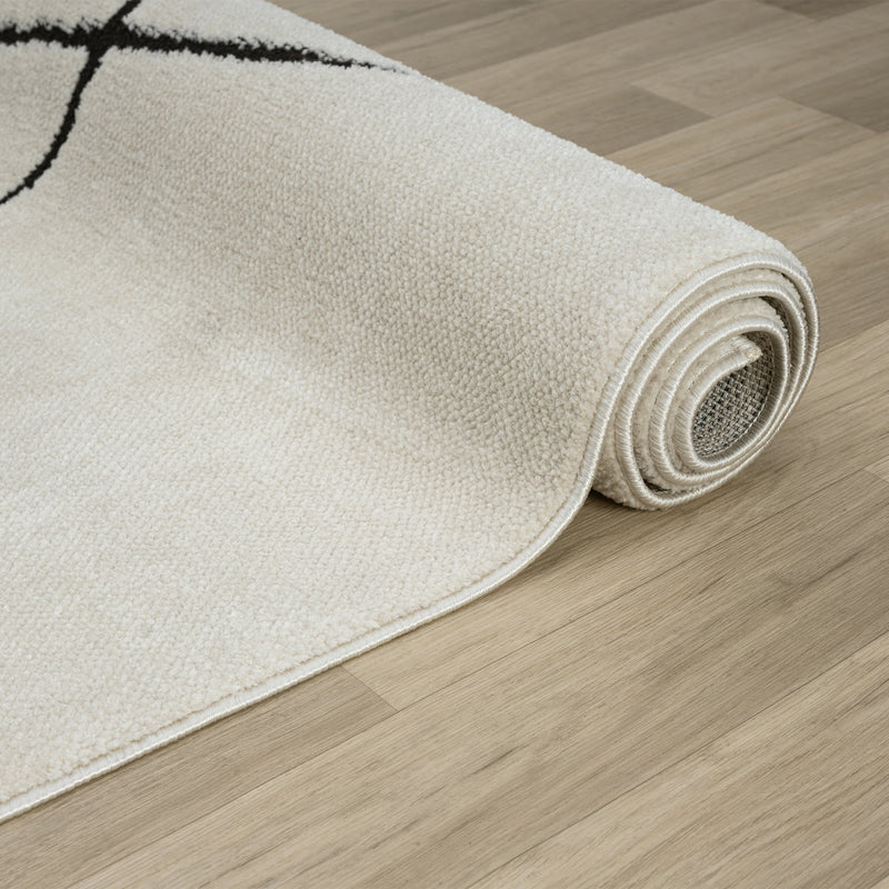 Relish Line Ivory Runner Rug