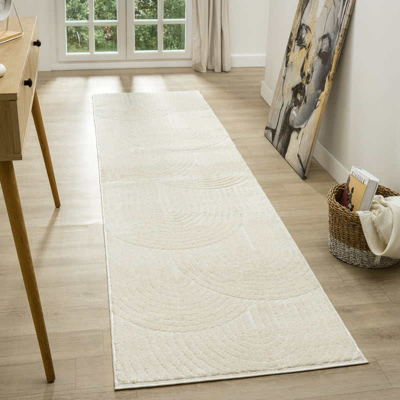 Relish Arch Cream Ivory Runner Rug