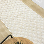 Relish Square Cream Ivory Runner Rug