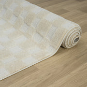 Relish Square Cream Ivory Runner Rug