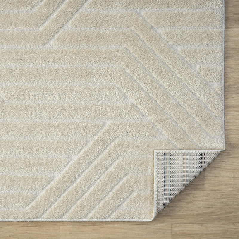 Relish Parallel Stone Ivory Rug