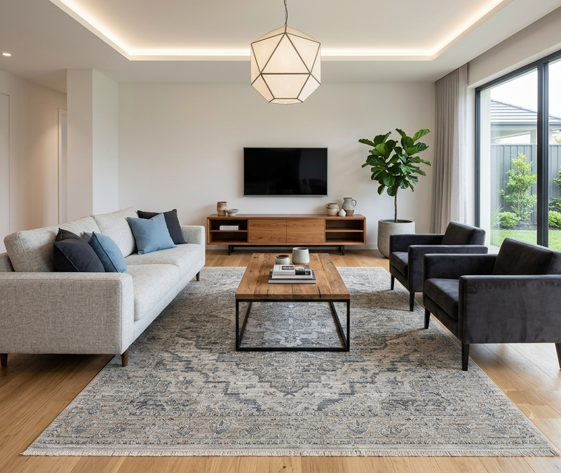 Allen Banks Grey Taupe Rug