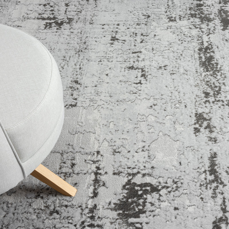 Amber Neutral Silver Rug