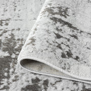 Amber Neutral Silver Rug