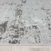Amber Neutral Silver Rug