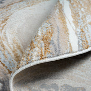 Amber Illumination Round Rug