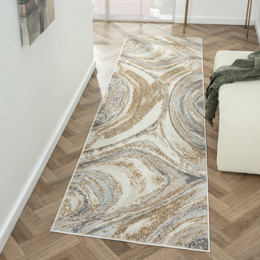 Amber Illumination Sand Runner Rug