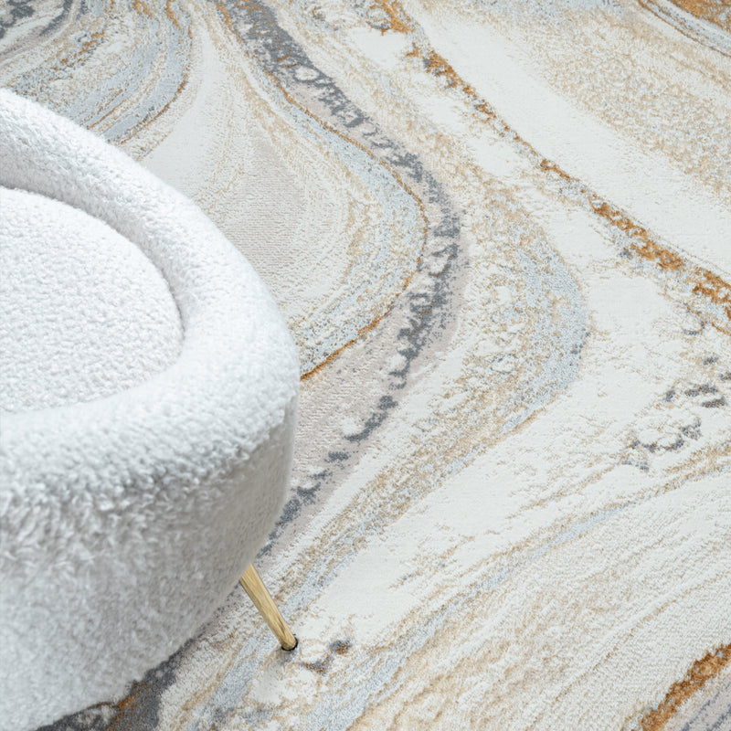 Amber Illumination Sand Rug