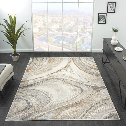 Amber Illumination Sand Rug