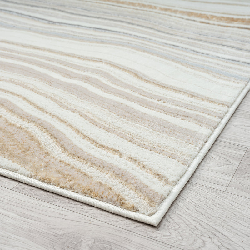 Amber Waxy Stone Runner Rug