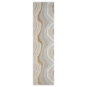 Amber Waxy Stone Runner Rug