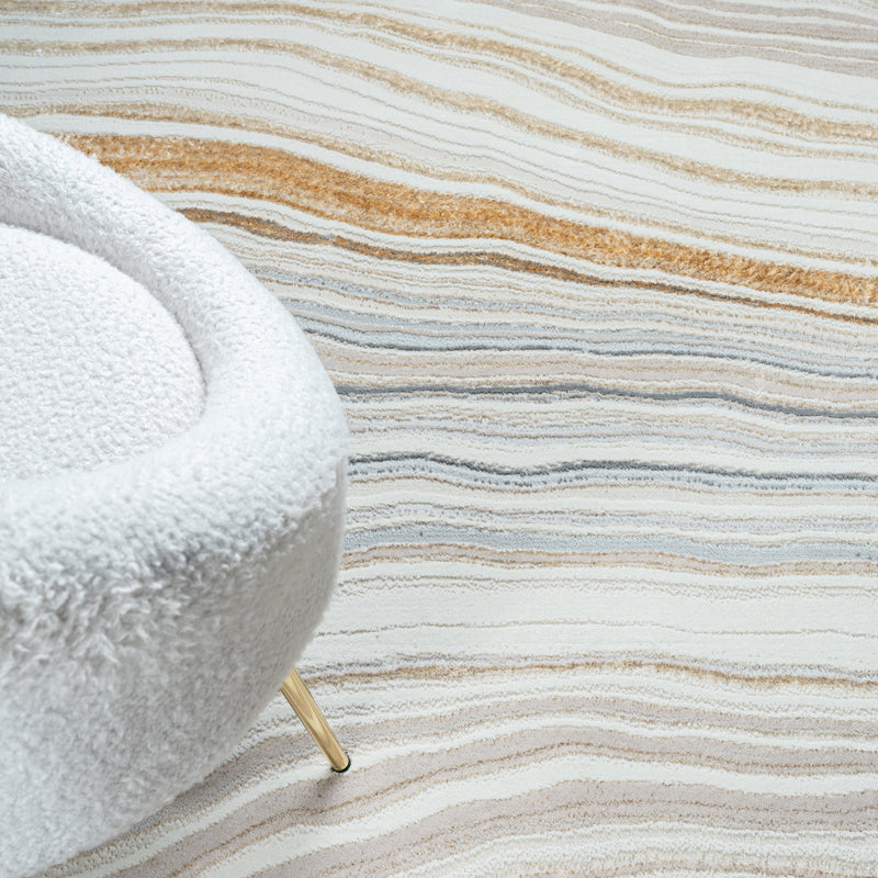 Amber Waxy Stone Rug