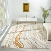 Amber Waxy Stone Rug