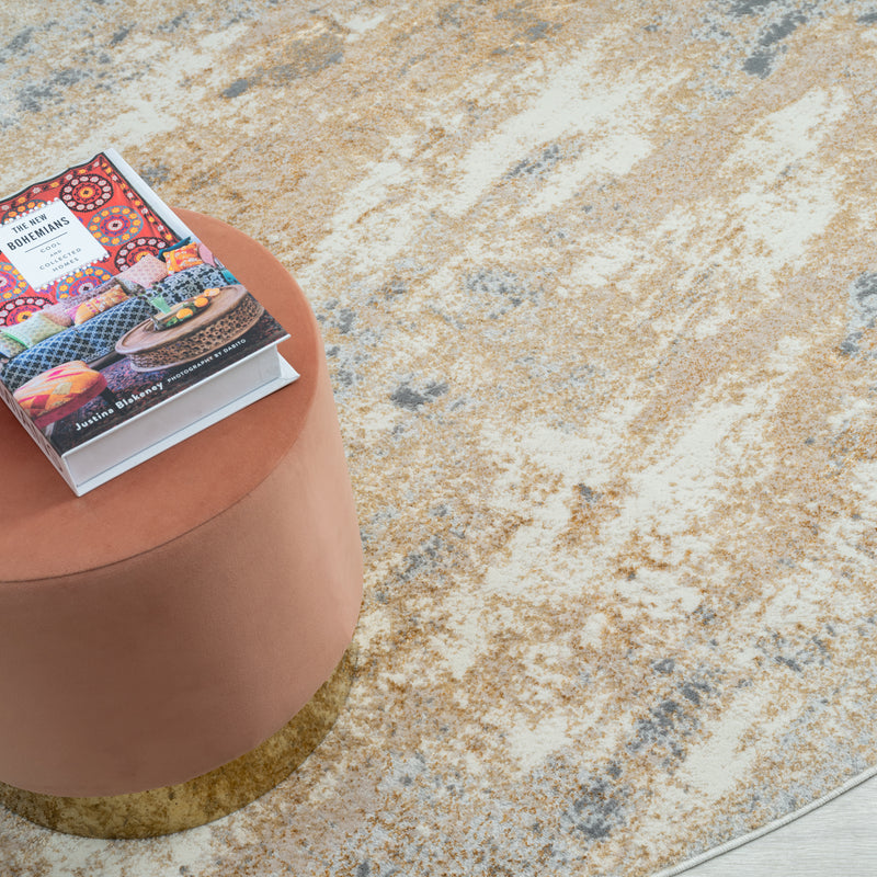 Amber Inward Taupe Rug