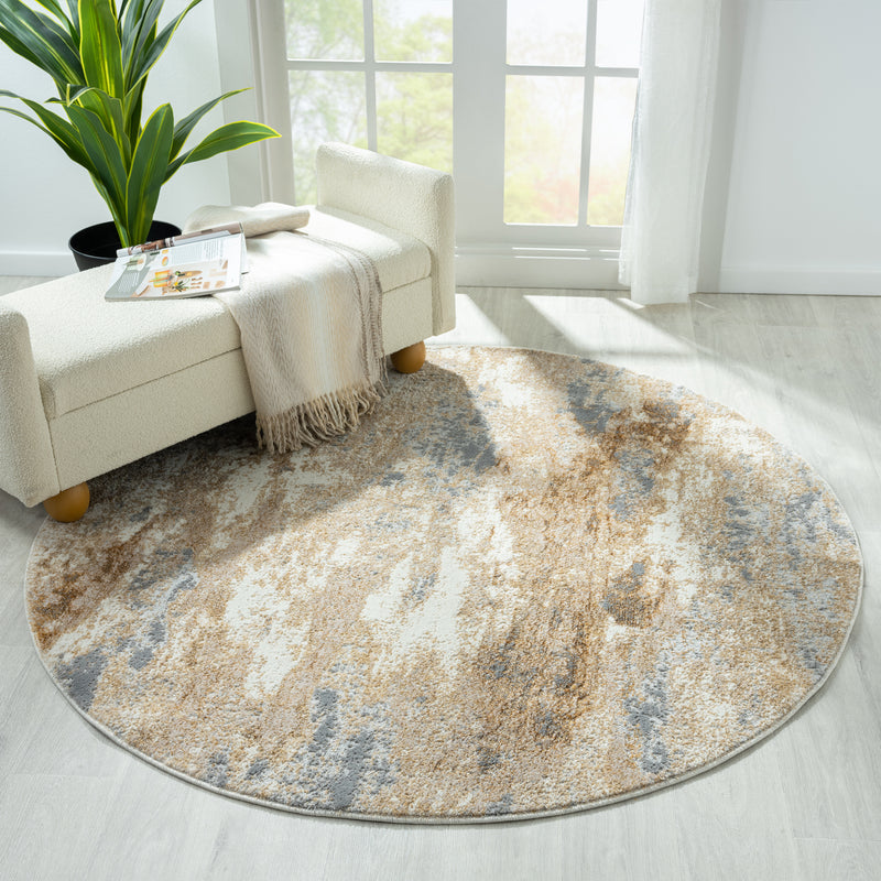 Amber Inward Taupe Rug