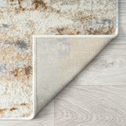 Amber Inward Taupe Runner Rug