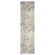 Amber ZigZag Stone Runner Rug