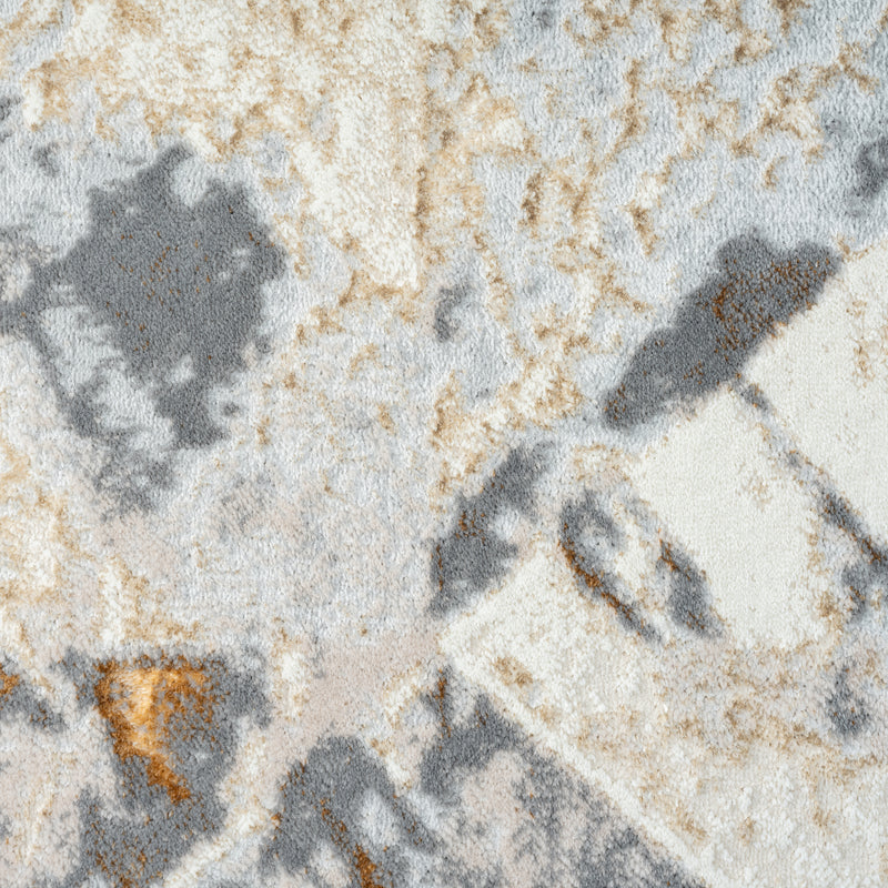 Amber Slate Grey Beige Rug