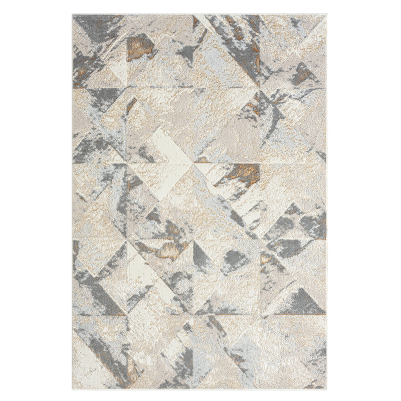 Amber Slate Grey Beige Rug