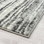 Astor Line Charcoal Rug
