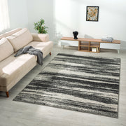 Astor Line Charcoal Rug