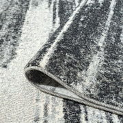 Astor Line Charcoal Rug