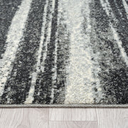 Astor Line Charcoal Rug