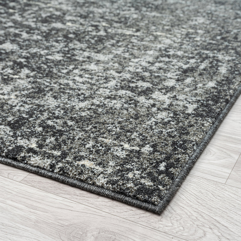 Astor Ebony Charcoal Runner Rug